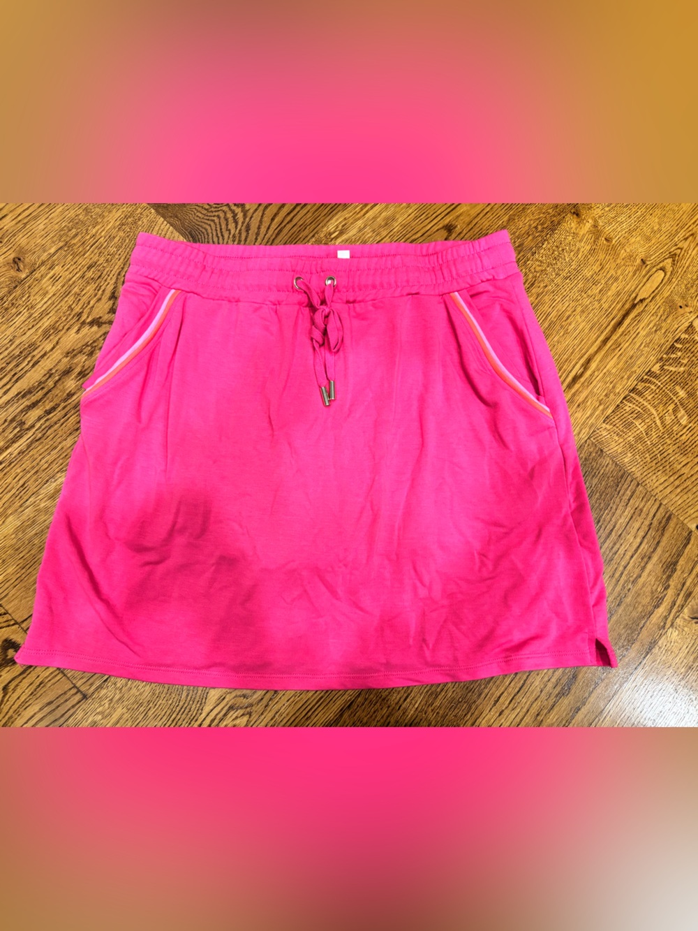 Crown And Ivy Size Large Pink With Drawstring With Pockets